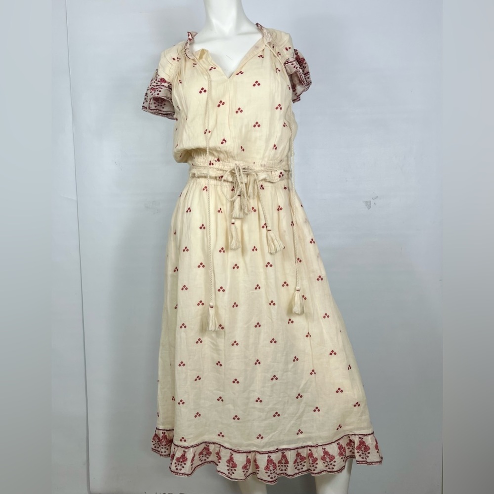 M.A.B.E. Mia Print Midi Dress